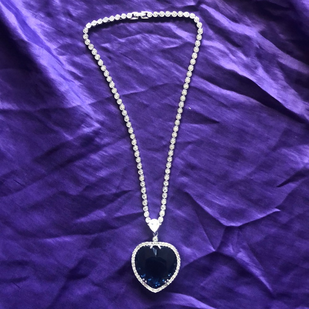 J PETERMAN TITANIC HEART OF THE OCEAN NECKLACE